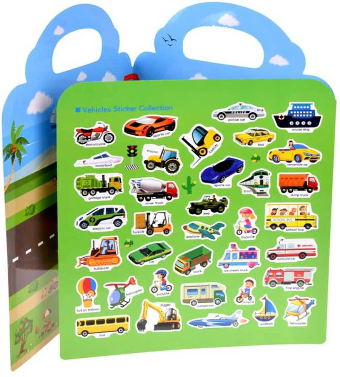 Lipdukų albumas - transporto priemonės