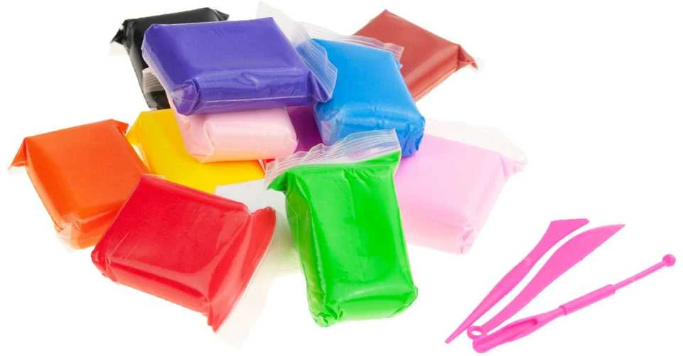 Lipdymo masė Air Dough, 12 vnt. + įrankiai