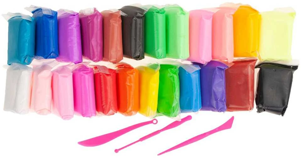 Lipdymo masė Air Dough, 24 vnt. + įrankiai