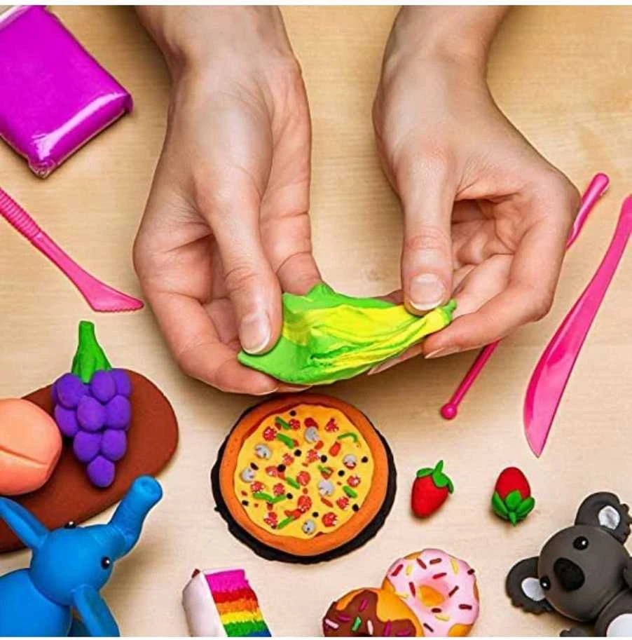 Lipdymo masė Air Dough, 24 vnt. + įrankiai