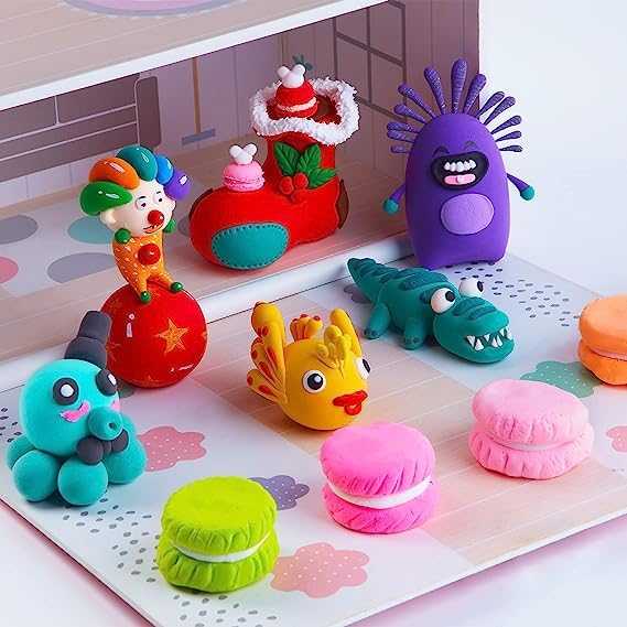 Lipdymo masė Air Dough, 36 vnt. + įrankiai