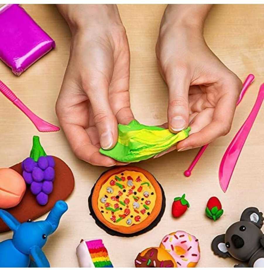 Lipdymo masė Air Dough, 36 vnt. + įrankiai