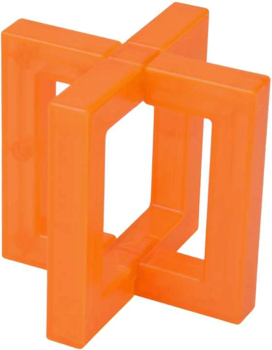 Loginė 3D dėlionė - galvosūkis "Puzzle Lock", oranžinė/geltona
