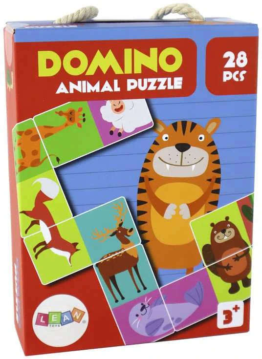 Loginis žaidimas-dėlionė Domino Gyvūnai, 28 d.