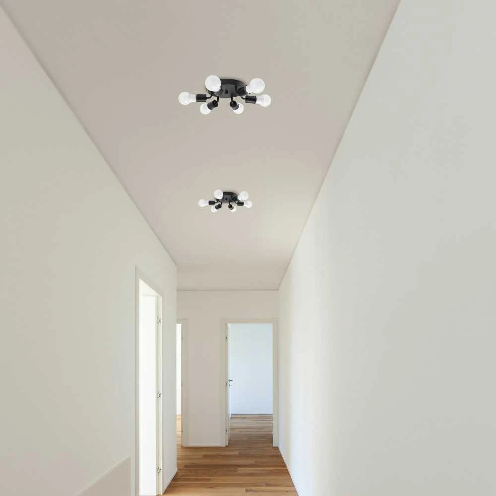 Lubinis šviestuvas Minimal 6, Juodas