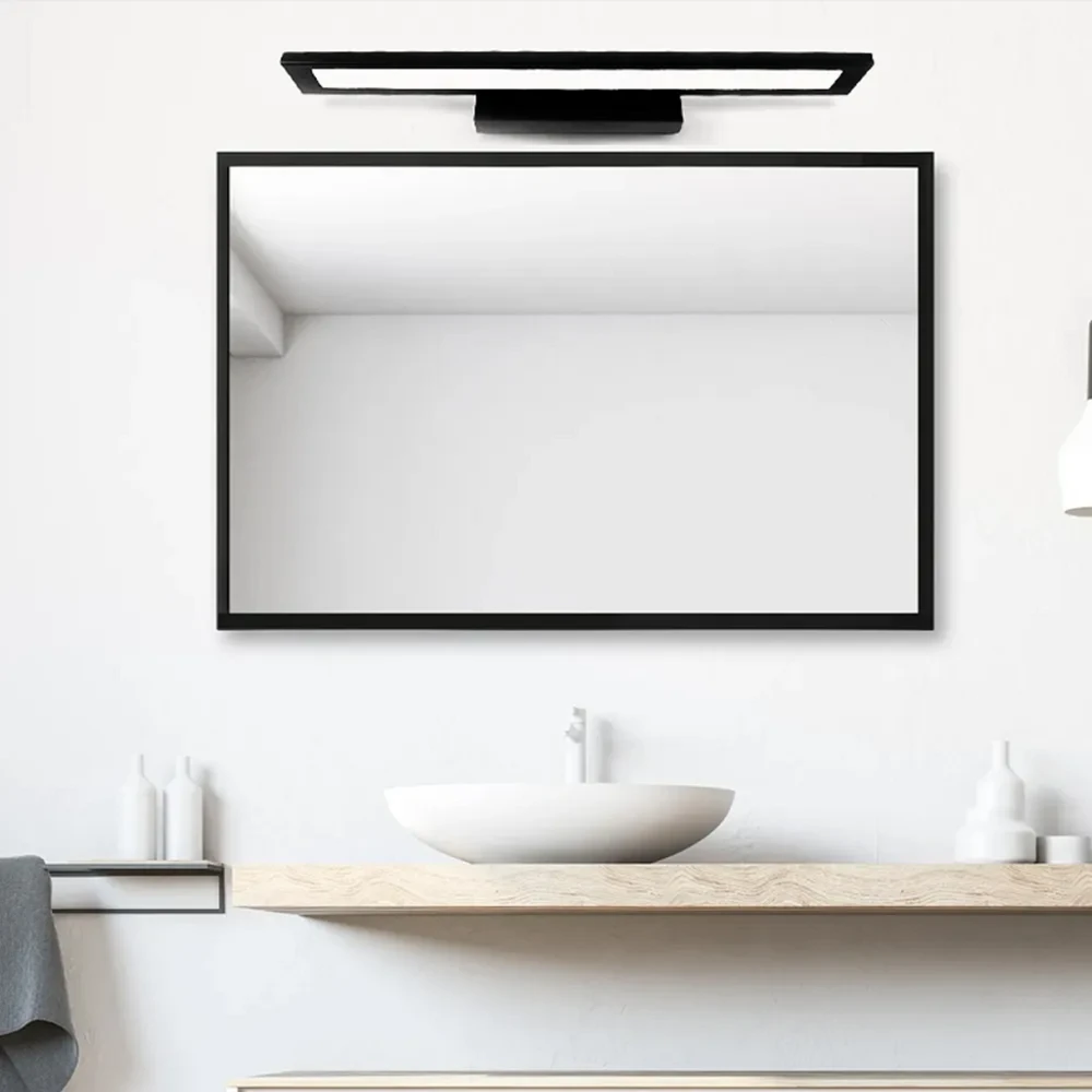Lubinis šviestuvas Sieninis LED šviestuvas Sconce A, Juodas, 60 cm