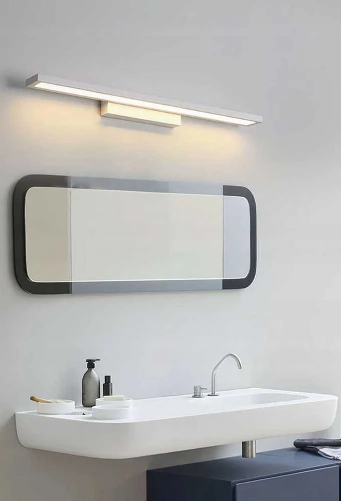 Lubinis šviestuvas Sieninis LED šviestuvas Sconce A, Chrome, 80 cm