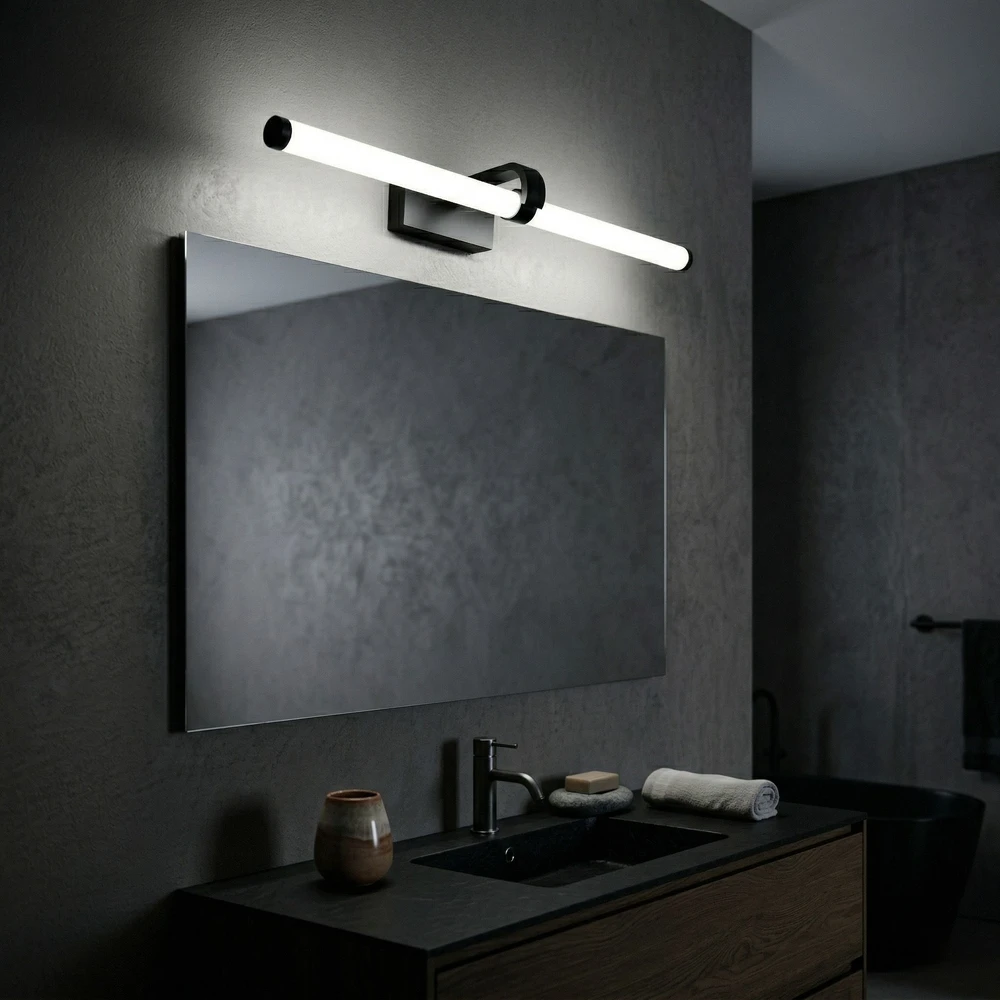 Lubinis šviestuvas Sieninis LED šviestuvas SlimLineA, 60 cm, Juodas