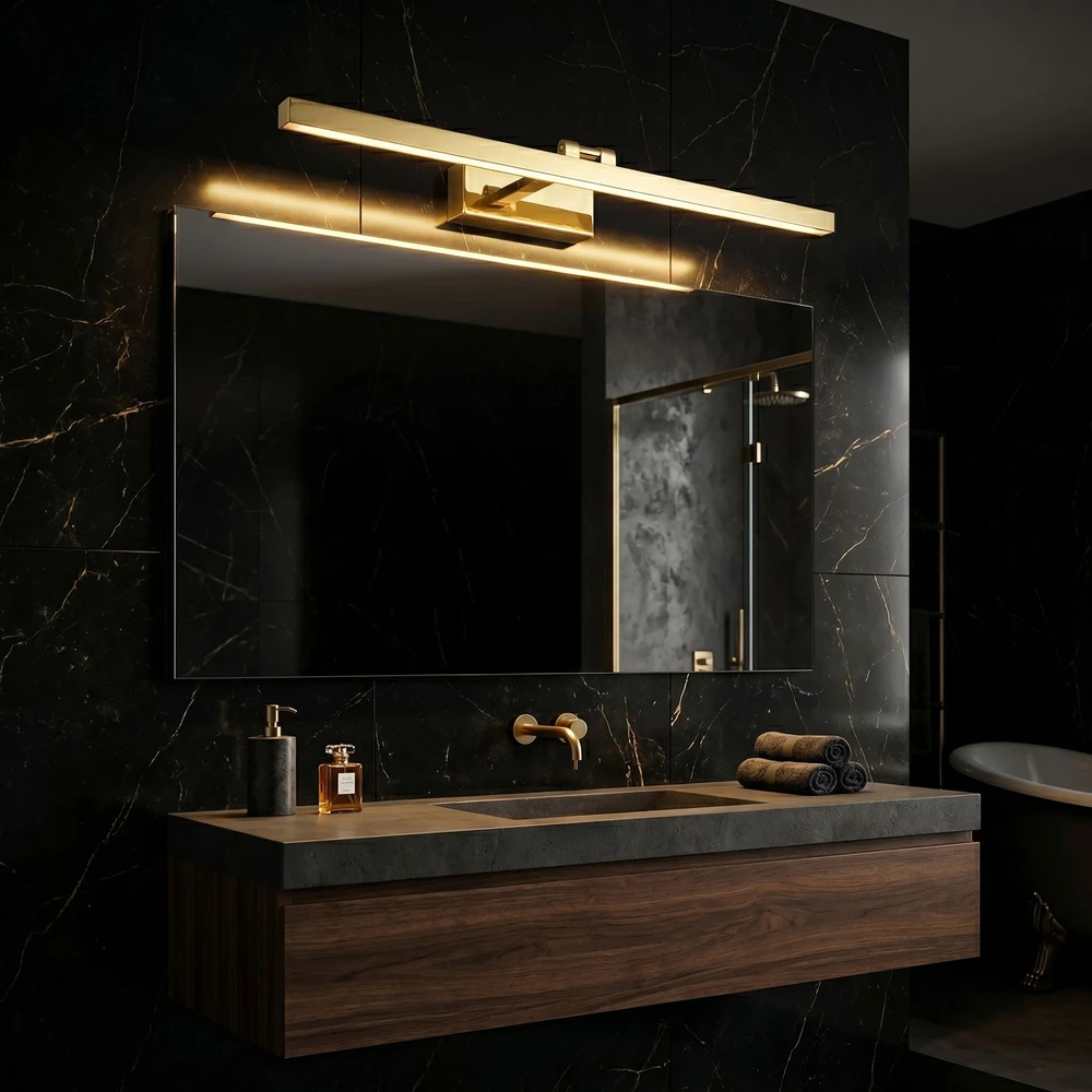 Lubinis šviestuvas Sieninis LED šviestuvas SlimLine, 80 cm, Gold