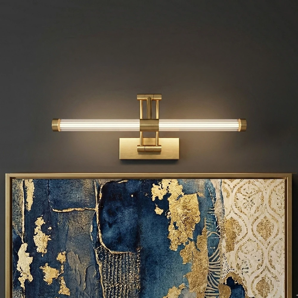 Lubinis šviestuvas Sieninis LED šviestuvas Linea, 40 cm, auksinis