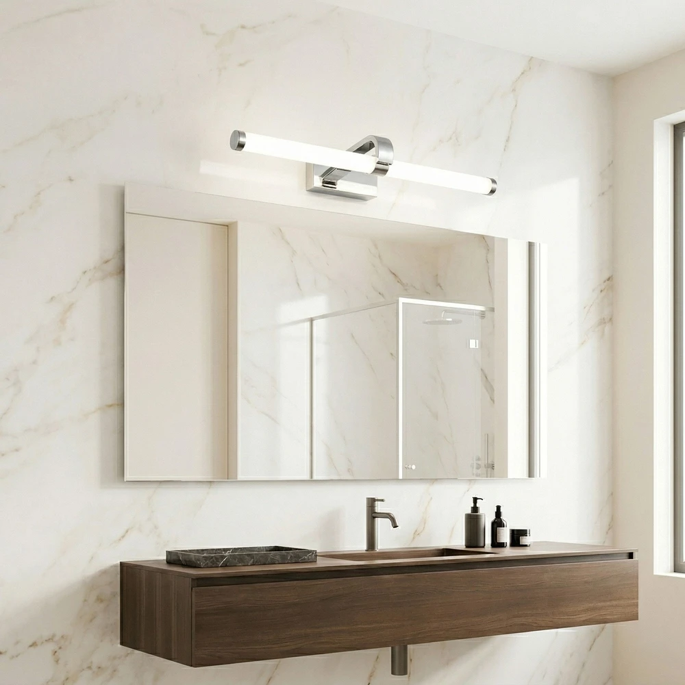 Lubinis šviestuvas Sieninis LED šviestuvas SlimLineA, 60 cm, Chrome