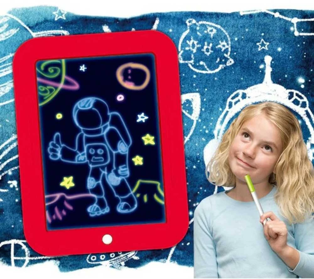 Magic Pad šviečianti piešimo lenta, 1 vnt.