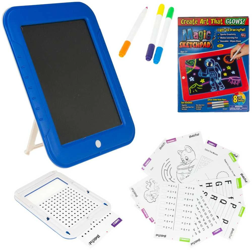 Magic Pad šviečianti piešimo lenta, 1 vnt.
