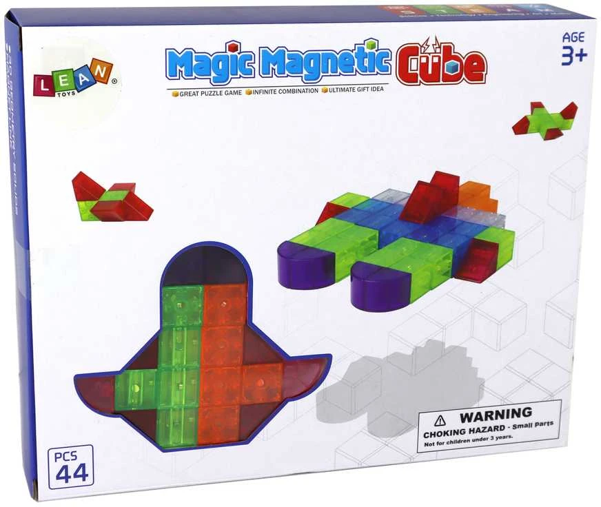 Magiškos magnetinės kaladėlės, 44 vnt.