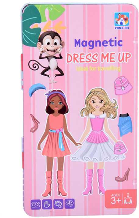 Magnetinė dėlionė „Aprenk lėlę“