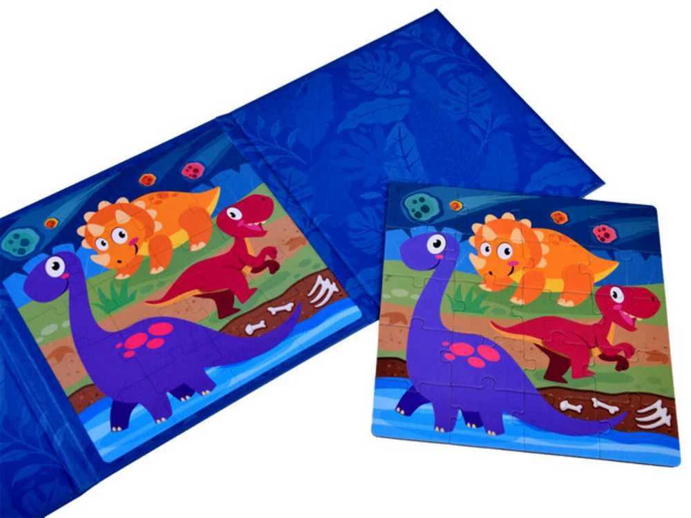 Magnetinė knyga-dėlionė Dinozaurai, 40 d.