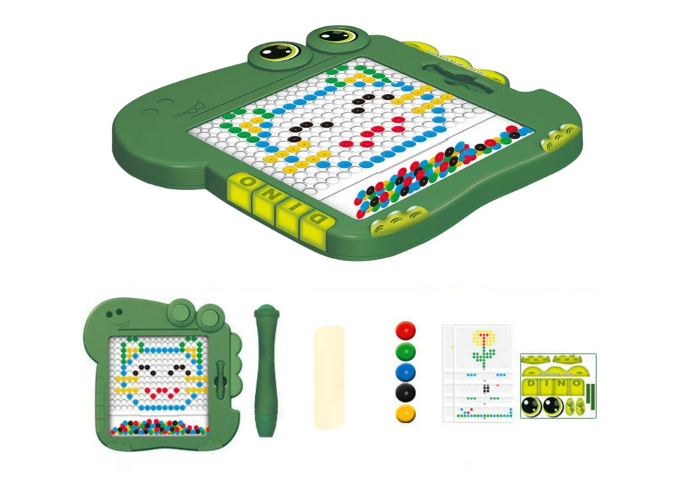 Magnetinė piešimo lenta Dinosaur Pad, žalia