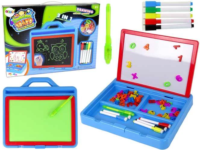 Magnetinė piešimo lenta Glowing Paint 2in1