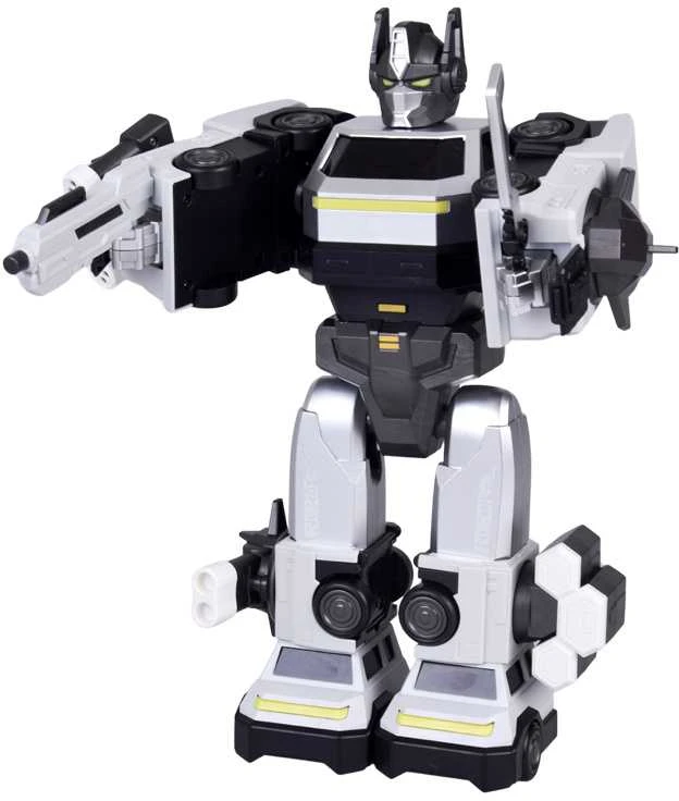 Magnetinis robotas transformeris 2in1, sidabrinis