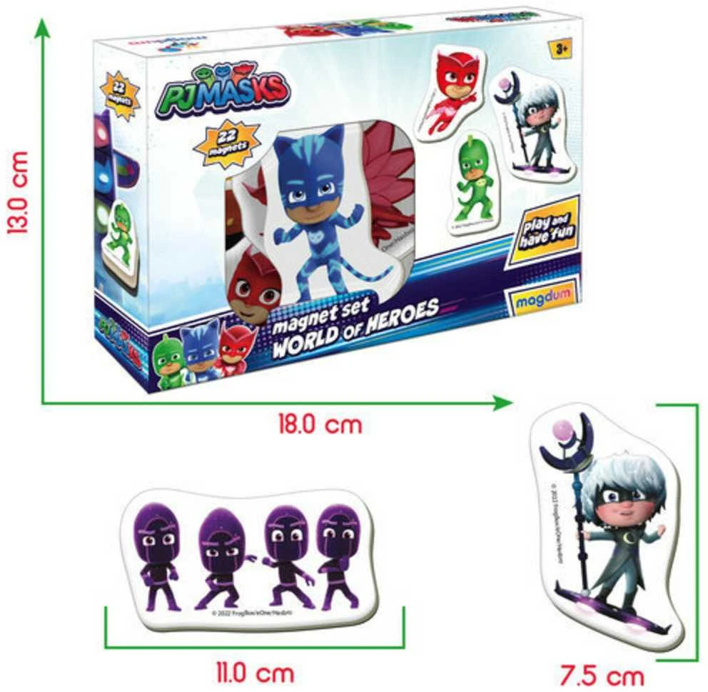 Magnetų rinkinys PJ Masks