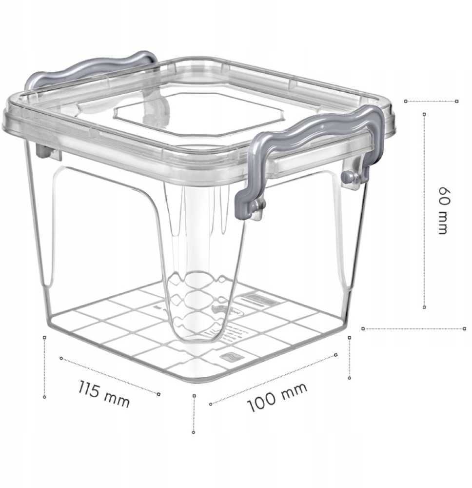 Maisto saugojimo indas su dangteliu, 0.55 L