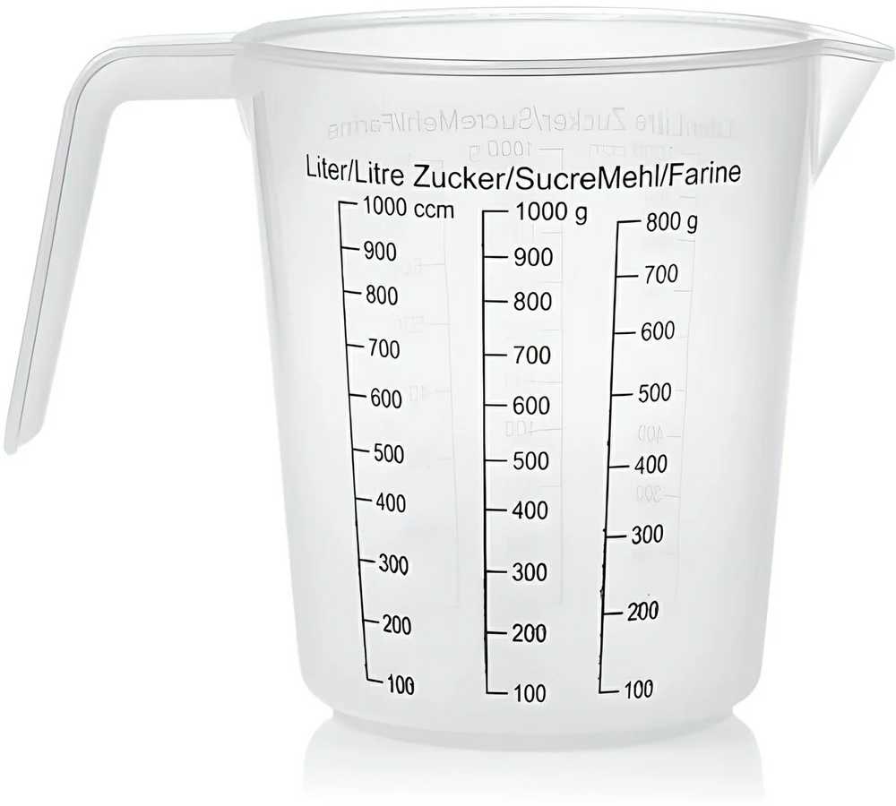 Matavimo indas, 1 L