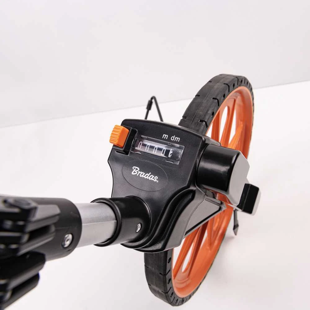 Matavimo ratas su mechaniniu skaitikliu ir sulankstoma rankena Bradas, 318 mm