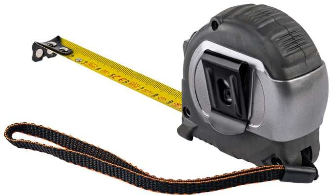 Matavimo ruletė Bradas COAL, 5m/19mm, soft/magnetic tip