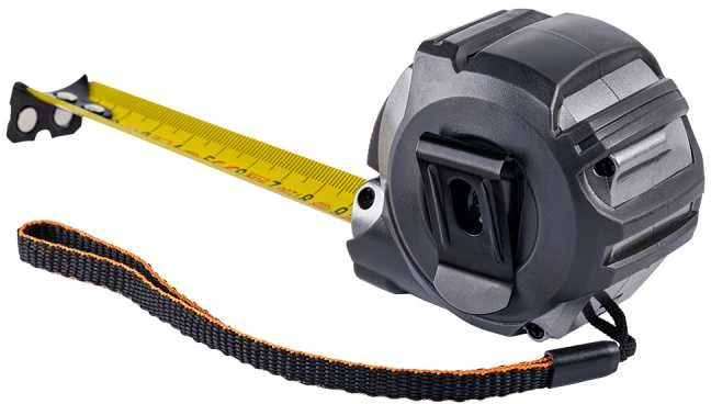 Matavimo ruletė Bradas COAL, 5m/25mm, soft/magnetic tip