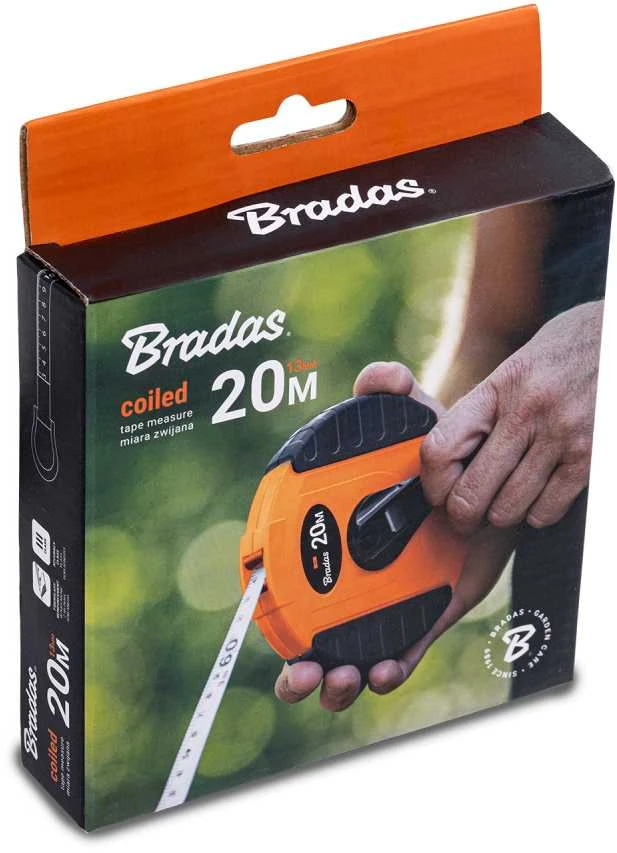 Matavimo ruletė Bradas fiberglass, 20 m