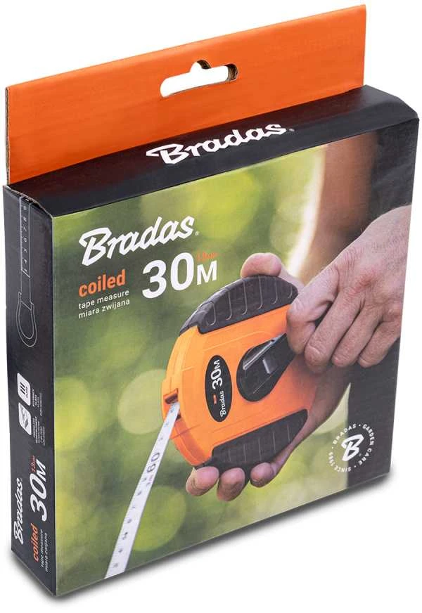 Matavimo ruletė Bradas fiberglass, 30 m