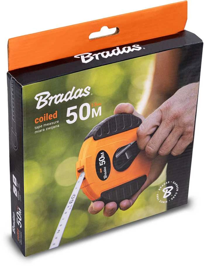 Matavimo ruletė Bradas fiberglass, 50 m