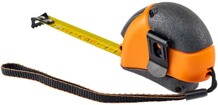 Matavimo ruletė Bradas MOUSE, 3m/16mm, soft/autolock/stainless steel end