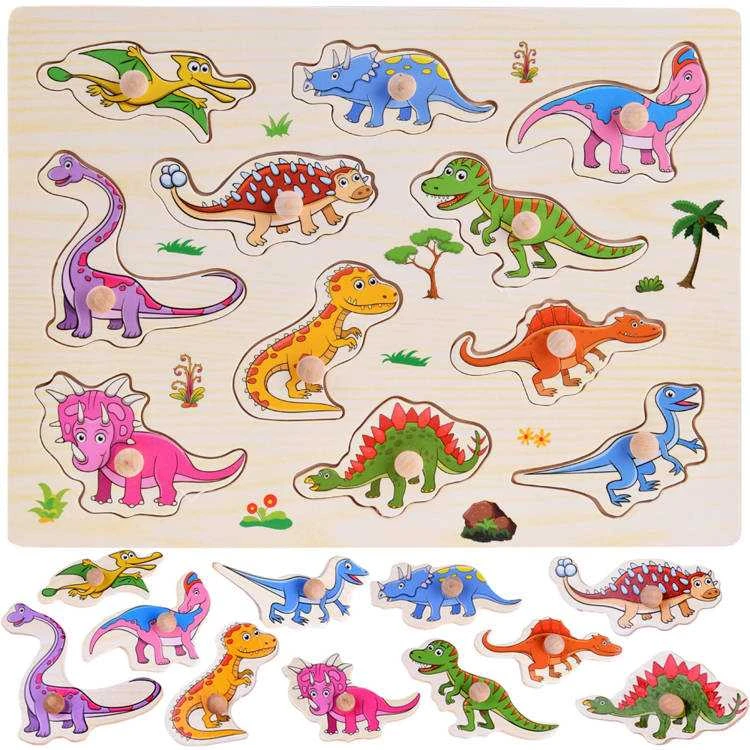Medinė dėlionė Dinozaurai, 11 d.