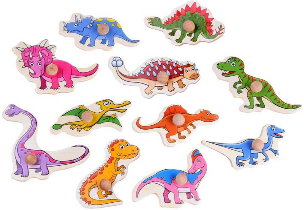 Medinė dėlionė Dinozaurai, 11 d.