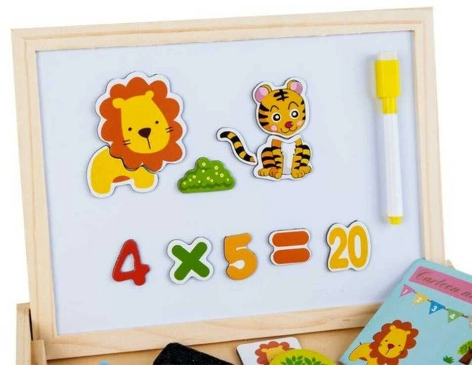 Medinė edukacinė edlenta su priedais