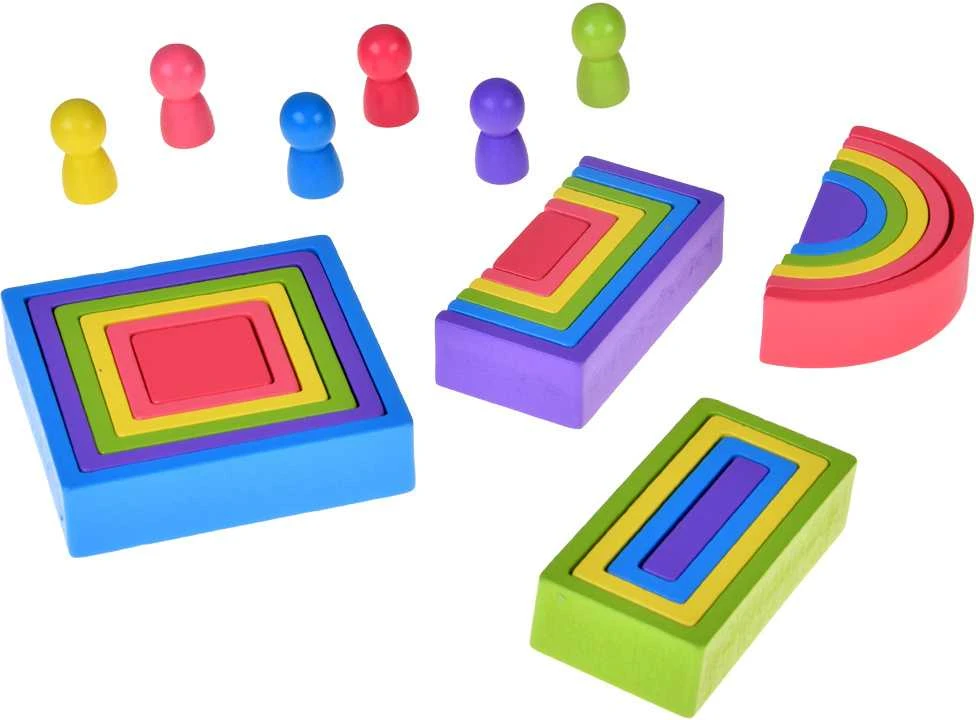 Medinė Montessori dėlionė