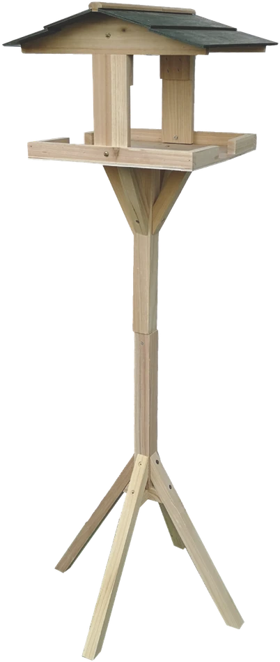 Medinė paukščių lesyklėlė, 116 x 30 x 30 cm