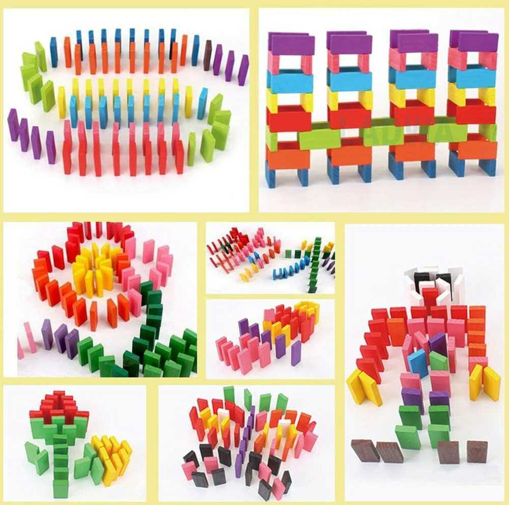 Medinės Domino kaladėlės, 120 vnt.