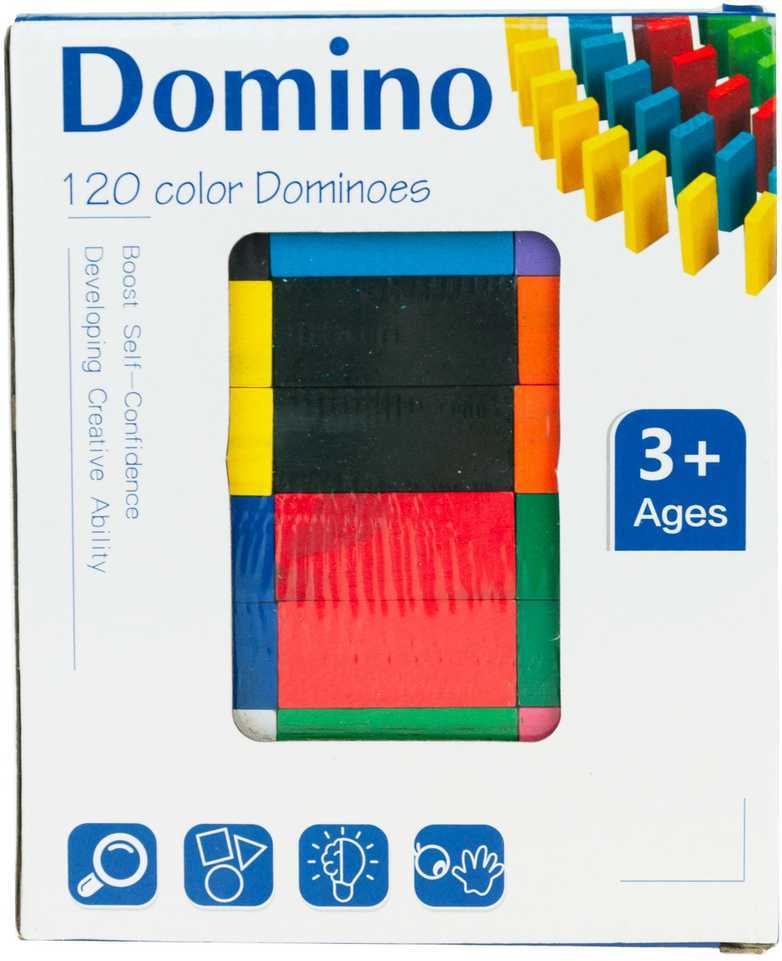 Medinės Domino kaladėlės, 120 vnt.