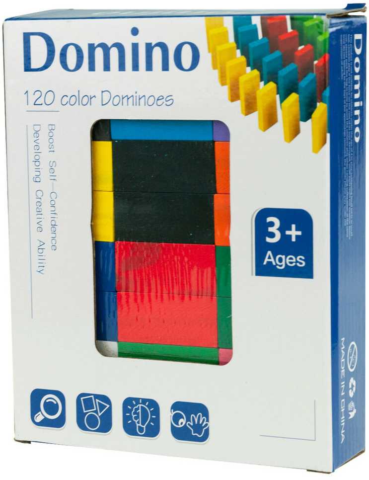 Medinės Domino kaladėlės, 120 vnt.