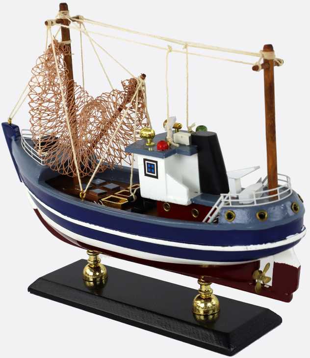 Medinio žvejybos laivo modelis