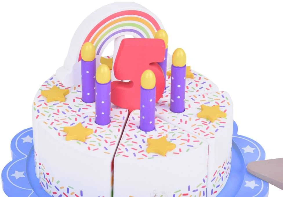 Medinis gimtadienio tortas pjaustymui