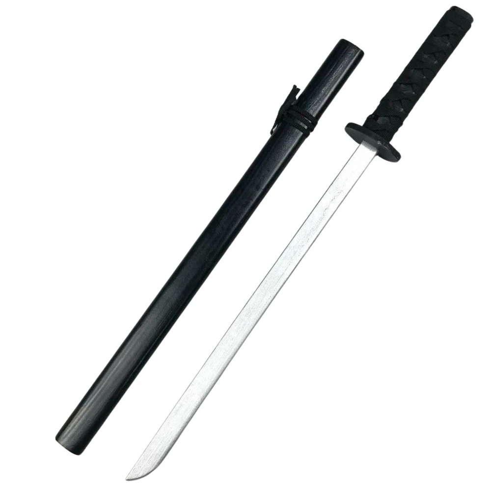 Medinis kardas katana, 70 cm, juodas