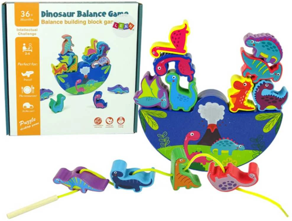 Medinis žaidimas "Dinosaur Balance Game"