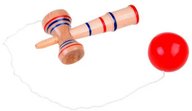 Medinis žaislas Kendama, 1 vnt.