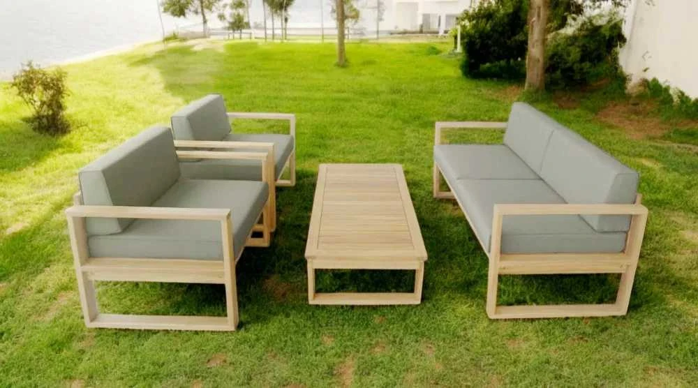 Medinių lauko baldų komplektas DALI CAFFE Acacia Wood