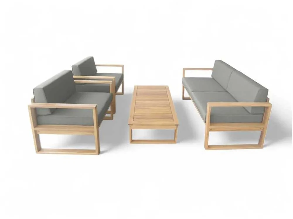 Medinių lauko baldų komplektas DALI CAFFE Acacia Wood