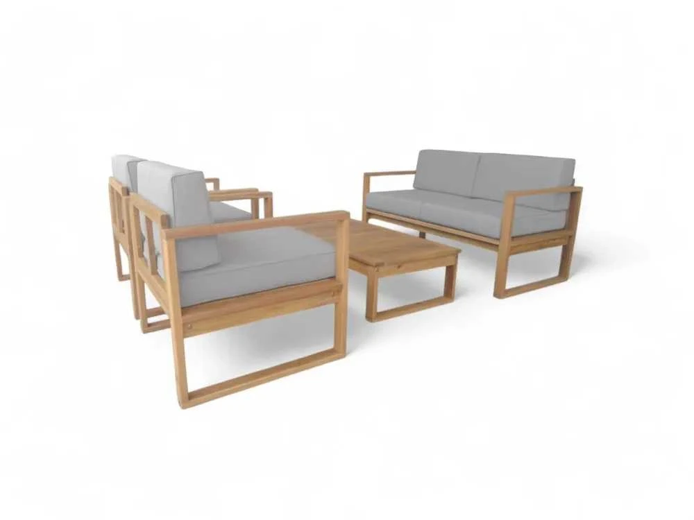 Medinių lauko baldų komplektas DALI CAFFE Acacia Wood