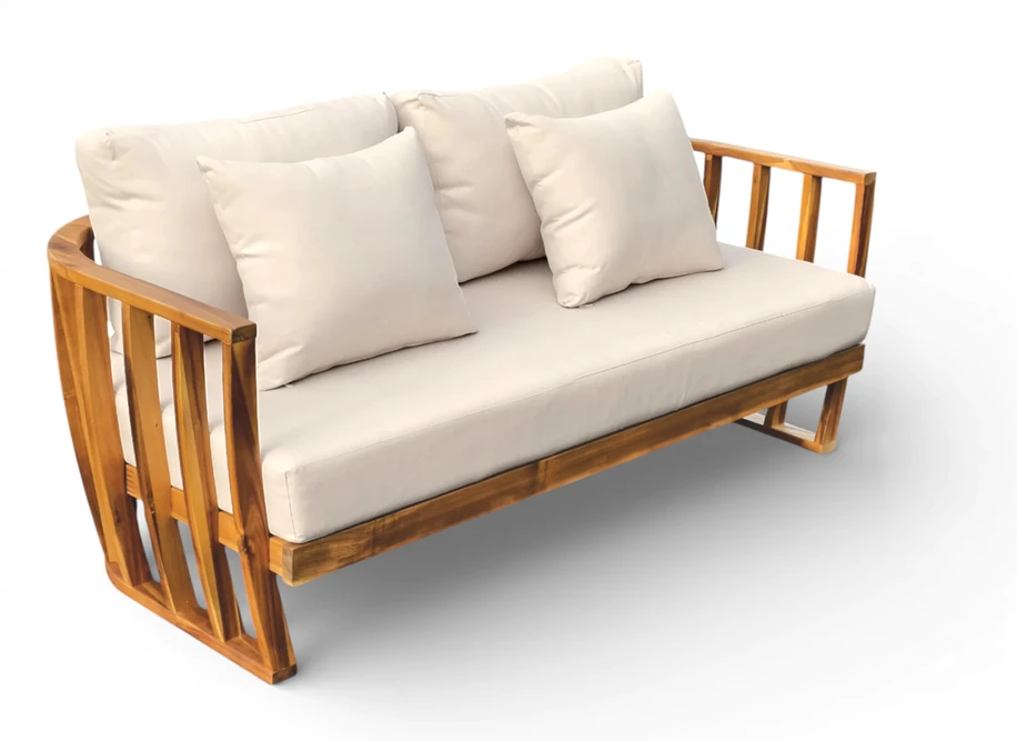 Medinių lauko baldų komplektas NUVIA CAFFE - ACACIA WOOD